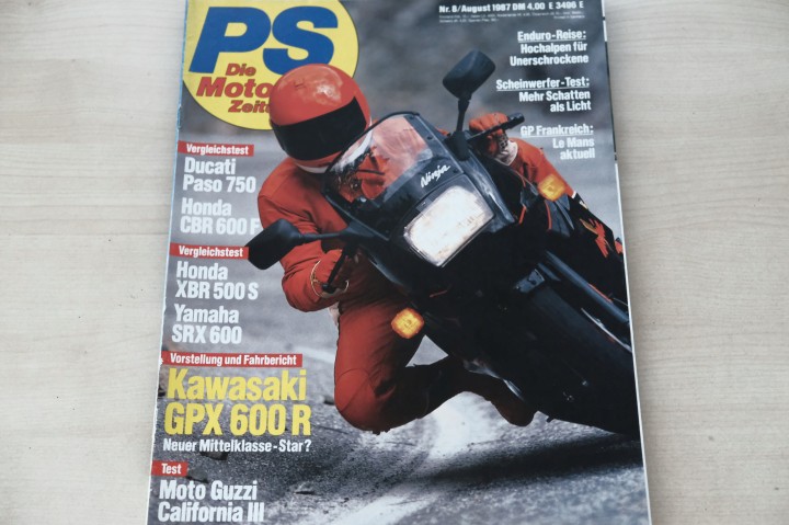 PS Sport Motorrad 08/1987